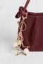 Women's Jasmine Burgundy Suede Drawstring Knot Handle Mini Hand and Shoulder Bag with Star Accessories - 4
