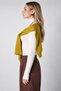 Square Patchwork Scarf - Sports Knitwear Knitted Shoulder Scarf |   Unisex Boho Shawl - Scarf - Oil Green - 3