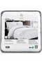 King Comforter Set 3 Pieces | Soft Microfiber Fabric with Polyester Filling | Striped Design | 220 x 240 cm Comforter with 2 Pillow Covers 50 x 75 cm | Grey - 5