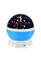Rotating Star Projector 4 x LED, USB, rotation function
