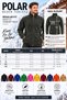 Unisex Windproof Outdoor Full Zip Fleece Jacket Cardigan with Kangaroo Pocket - 4