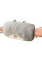 Kola Geçirilen Dog Plush Pillow - Gray - 35 cm - 2