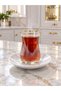 Decorative Embroidered Original Gilded 12-Piece Tea Set