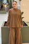 Luna Suit with Bird's Eye Detail on the Sleeves and Sides of the Pants - 3