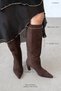 Cherny Women's Suede Boots Brown - 4