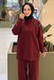Luna Set with Detailed Fastening on Blouse and Pants - 3