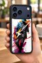 حافظة مقاومة للصدمات متوافقة مع هاتف iPhone 18 Pro مع تصميم عازف الجيتار وحماية للكاميرا