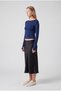 Long Sleeve Fingerless Boat Neck Basic Badi - 3
