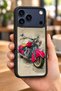 حافظة مقاومة للصدمات متوافقة مع هاتف iPhone 18 Pro مع حماية للكاميرا بنمط الدراجات النارية