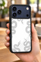 حافظة مقاومة للصدمات متوافقة مع هاتف iPhone 18 Pro مع حماية للكاميرا بنمط ثعبان