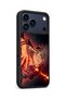 حافظة مقاومة للصدمات متوافقة مع هاتف iPhone 18 Pro مع حماية للكاميرا بنمط اللهب - 3