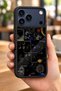 حافظة مقاومة للصدمات متوافقة مع هاتف iPhone 18 Pro مع حماية للكاميرا بنمط الكواكب