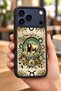 حافظة مقاومة للصدمات متوافقة مع هاتف iPhone 18 Pro مع حماية للكاميرا بنمط بوجابوركو
