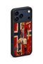 iPhone 18 Pro Max Compatible Haaland Patterned Shockproof Case with Camera Protection - 5