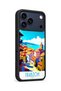 حافظة مقاومة للصدمات متوافقة مع هاتف iPhone 18 Pro Max مع حماية للكاميرا بنمط البحر الأسود - 3