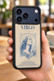 حافظة مقاومة للصدمات متوافقة مع هاتف iPhone 18 Pro Max مع حماية للكاميرا بنمط Virgo