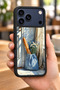 حافظة مقاومة للصدمات متوافقة مع هاتف iPhone 18 Pro Max مع حماية للكاميرا بنمط اللافندر