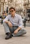 Men's Classic Casual Seasonal Gray Shirt - 6