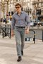 Men's Classic Casual Seasonal Anthracite Shirt - 6