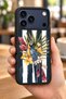 حافظة مقاومة للصدمات متوافقة مع هاتف iPhone 18 Pro مع حماية للكاميرا بنمط استوائي