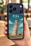 حافظة مقاومة للصدمات متوافقة مع هاتف iPhone 18 Pro Max مع حماية للكاميرا بنمط بيزا