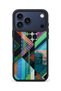 iPhone 18 Pro Max Compatible Patchwork Patterned Shockproof Case with Camera Protection - 2