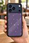 حافظة مقاومة للصدمات متوافقة مع هاتف iPhone 18 Pro مع حماية للكاميرا بنمط أرجواني