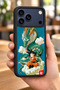 حافظة مقاومة للصدمات متوافقة مع هاتف iPhone 18 Pro مع حماية للكاميرا بنمط التنين