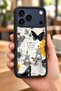 حافظة مقاومة للصدمات متوافقة مع هاتف iPhone 18 Pro مع حماية للكاميرا بنمط علم الحشرات
