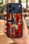 iPhone 18 Pro Max Compatible Haaland Patterned Shockproof Case with Camera Protection