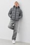 Men's Casual Hooded Thick Puffer Gray Coat - 6