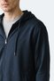 Kurtis I Men's Hooded Navy Blue Sweatshirt - 2