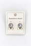 Steel Silver Design Zircon Stone 316L Stainless Steel Women Earrings