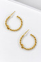Steel Gold Hoop Earrings Design Women's Earrings Non Tarnish Antiallergic Women's Jewelry