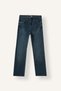 Crop Flare Fit Mid Waist Short Bell-Bottom Jean Trousers I4313Ax26Wn - 6