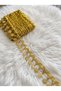 Gold Yellow Money Sequin Ribbon Beads – Gold Sequin Ribbon, Evening Dress, Henna, Costume, Handicraft and Decorative Ornament Material 1 Meter - 2