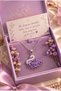 Non Tarnish Steel Pink Swan Necklace Custom Design Swan Necklace Steel Necklace with Custom Note