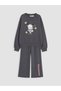 Lcw Kids Gray Pochacco Printed Girls' Tracksuit Set - 3