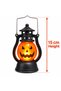 Halloween Pumpkin LED Lantern with Hanging Handle, 15CM - 2