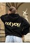 Unisex Men/Women Notyou Colorful Custom Printed Cotton Oversize Hooded Sweatshirt