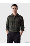 Sparkling Choices from Shining Store Standard Fit Checkered Embroidered Men's Shirt