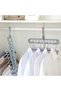 9-Compartment Space-Saving Folding Magic Clothes Hanger (5047) - 3