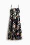 Flared-skirt poplin dress - 5
