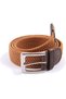 Canvas Elastic Fabric Woven Stretch Multicolored Braided Belts - 2