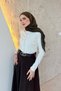 Belted Bell Skirt Bitter Brown - 3