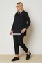 Shirt Collar Pants Suit 47008 - 2