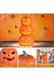 Halloween Pumpkin Light Led Decorative Pumpkin Lamp for Indoor Halloween Decor Realistic Design for Fall Celebrations for Parties and Thanksgiving Home Decoration - 6