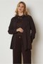Shirt Collar Striped Tunic 47092