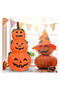 Halloween Inflatable Pumpkin Decoration for Indoor and Outdoor, Light Up Yard Pumpkin Decor with Built in Fan and Anchor Ropes (Height 1.2M) - 7