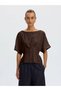 Bluse Viskosemix Plissee